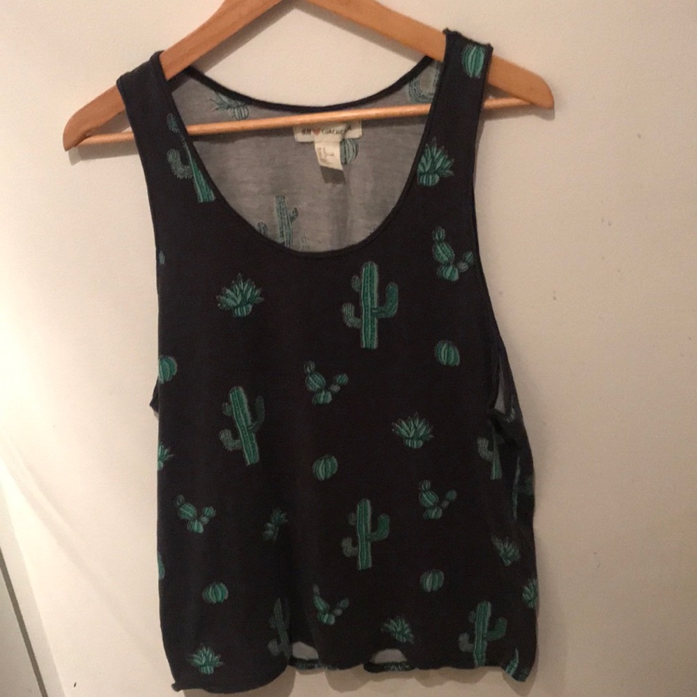 H and M Coachella edition Cactus Muscle Shirt Turkish fabric super soft!